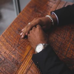 Business, hands, wristwatch — Florida Living Shield: Exploring Renters Insurance Options for Residents
